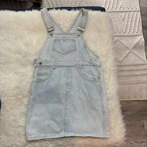 Denim‎ jumper dress- VINTAGE GUESS size 14